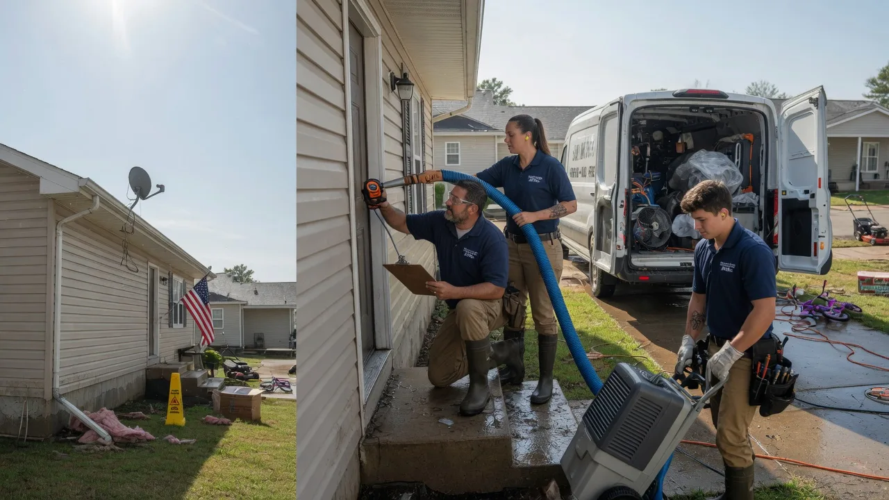 Ceiling Water Damage Restoration in La Grange, TX near me